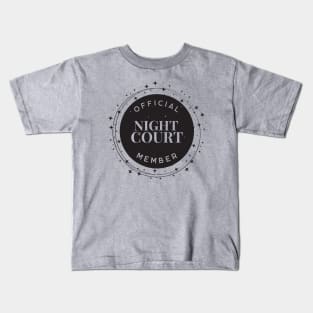 Official Night Court Member Acotar Book Lover, SJM Book A court of thorns and roses, Bookish Fantasy Kids T-Shirt